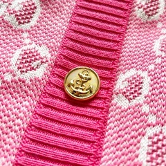 【極美品】　グッチ　GG柄　ジャガード　カーディガン　長袖　ニット　ロゴ　人気の画像