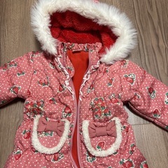 90センチ　ジャンプスーツ　ピンクの画像