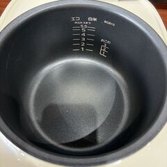 TIGER タイガー 炊飯器 ホワイト 5.5合 動作確認済み 23年製の画像