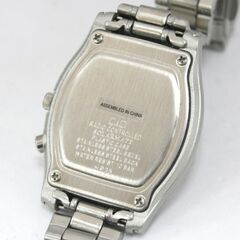 動作品 CITIZEN Q&Q SOLARMATE HJ05-205 ソーラー電波腕時計 フリーアジャストバンド 取説・陳列用ケース付属 札幌市 清田区 平岡の画像