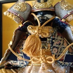 瑞光作 鎧飾り 五月人形 金屏風付き 欠の画像