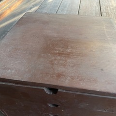 昔の木の引き出しの画像