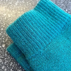 M2510-446 靴下 グリーン サイズ表記なし 未使用品の画像