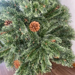 クリスマスツリー120cm 松ぼっくり付きの画像