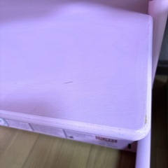 ストッケ トリップトラップ 2脚セット ピンク＆グリーン 北欧デザイン キッズチェアの画像