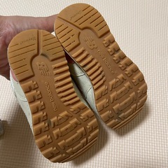 New Balance 313 ベージュ ピンク　14.5㎝　ベルクロの画像