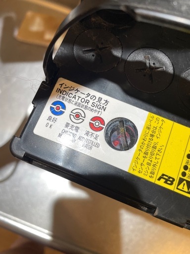軽自動車のバッテリー美品