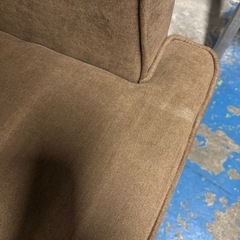 ソファ 1人掛け オットマン付 布 足着脱式 25J 北TO1の画像