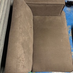 ソファ 1人掛け オットマン付 布 足着脱式 25J 北TO1の画像