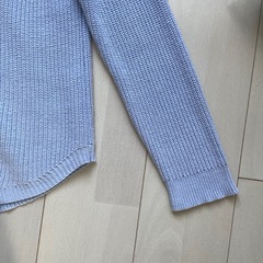 服 ニット 水色の画像