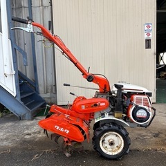 クボタ 管理機 T1-40S 耕運機 家庭菜園 4馬力　エンジンかかります。の画像