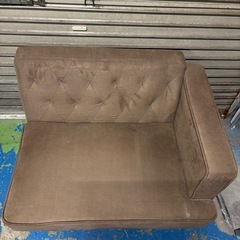 ソファ 1人掛け オットマン付 布 足着脱式 25J 北TO1の画像