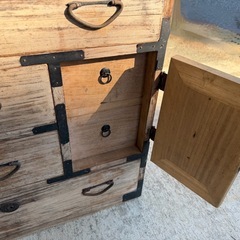 昭和レトロ チェスト 収納棚 引き出し タンスの画像
