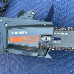 3日夕方終了です❗️東芝電気チェンソー HC-355A の画像