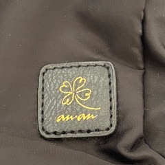 an•an リュックサック バックパック ブラックの画像