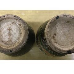 薩摩焼 香山造 小瓶 一輪差 花瓶の画像