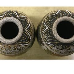 薩摩焼 香山造 小瓶 一輪差 花瓶の画像