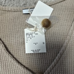 （新品タグ付き）BAYFLOW ベージュ ワッフルショートカーディガン　Fの画像