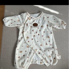 双子　ロンパース　長袖の画像