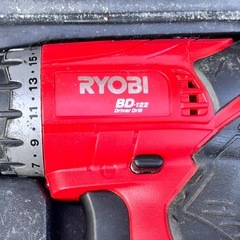 充電式コードレスドリルドライバー　RYOBI リョービ BD-122の画像