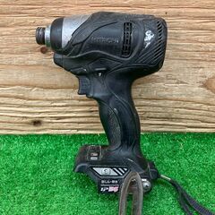 【SIW】HITACHI 日立工機 WH14DBAL2(NN)(B) ストロングブラック 14.4Vコードレスインパクトドライバ 本体のみ【現状渡し品】の画像
