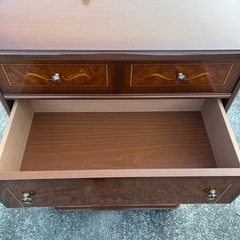 ★希少 美品★TSB MOBILI S.R.L.  ITALY イタリア 象嵌彫 スリムチェスト★洋タンス 箪笥 引き出し★の画像