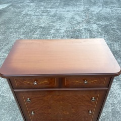 ★希少 美品★TSB MOBILI S.R.L.  ITALY イタリア 象嵌彫 スリムチェスト★洋タンス 箪笥 引き出し★の画像