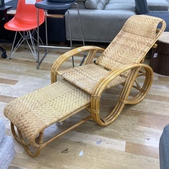 【トレファク ラパーク岸和田店】ラタンリクライニングチェア　入荷しました。の画像