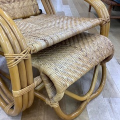 【トレファク ラパーク岸和田店】ラタンリクライニングチェア　入荷しました。の画像