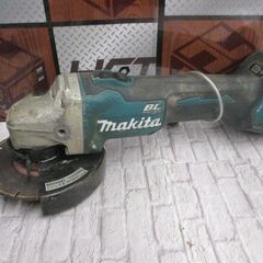マキタ makita GA504DZ ディスクグラインダ 中古品 本体のみ 18V ケース/ハンドル付き ※一か所フィルタなし 【ハンズクラフト宜野湾店】の画像