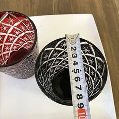 0008　江戸切子　グラスの画像