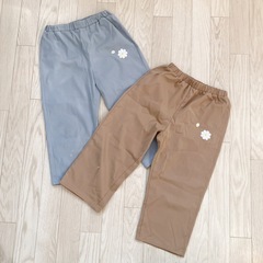 【新品あり/100〜110サイズ】 長ズボン カーゴパンツ 短パン etc 合計23点セットの画像