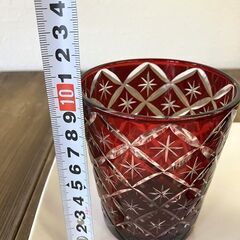 0008　江戸切子　グラスの画像