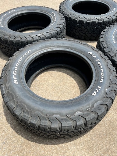 【埼玉県所沢市】直接引取のみ LT中古 245/65R17 111/108 BF Goodritch All terrain T/A グッドリッチ オールテレーン 2018年製 4本セット°..
