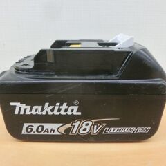 マキタ 純正リチウムイオンバッテリー 6.0Ah 18V BL1860B makita 充電池 バッテリ 札幌 西区 西野店の画像