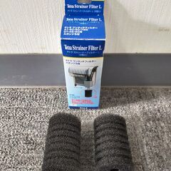 △ B NISSO ニッソー 水槽 プラスチック製＆ストレーナーフィルターLセット 幅39.5cm 貯水確認済 汚れ、一部破損ありの画像