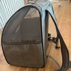 ペットをいれるリュックの画像