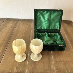 0009　大理石ワイングラスの画像