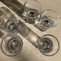 テキーラショットグラス5個新品の画像