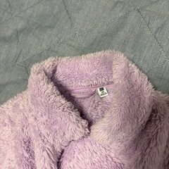 130サイズ　UNIQLO　ファーリーフリース　フルジップジャケットの画像