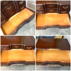 USA◆高級家具 Ethan Allen/イーセンアーレン クラシックチェスト 4段//収納家具/タンス/洋箪笥 アンティークの画像