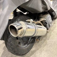 アドレス　社外マフラーの画像