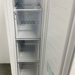 高年式 2024年製 AQUA/アクア 1ドア冷凍庫 ファン式 105L スリム 右開き AQF-SF11P(W) ホワイト 中古家電 店頭引取歓迎 uR10191の画像