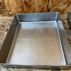 N(7632) ステンレス バット 三個セット W280D330H60 調理用具 厨房用品 飲食店 店舗用の画像