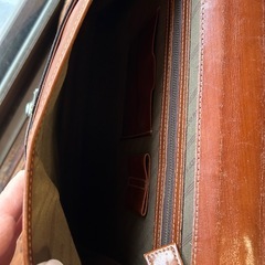 お値下げしました。ヴィンテージRED BRIDGE 本革ブリーフケース 日本製の画像