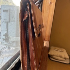 お値下げしました。ヴィンテージRED BRIDGE 本革ブリーフケース 日本製の画像