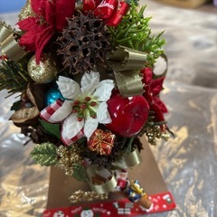 クリスマス　花　アレンジメントの画像