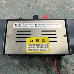 Cellstar DC-DCコンバーター DC-3 24V-12V セルスター デコデコの画像