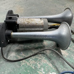 コンプレッサー 一体型 ミニヤンキーホーン 24V デコトラの画像