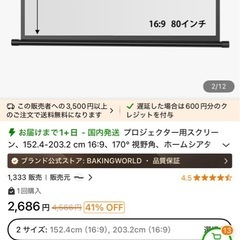 プロジェクターの画像